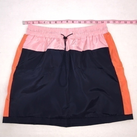 Color Block Off The Shoulder Skirt Set - Picture 10 of 12